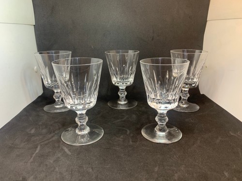 Lot verres cristal - de, 5