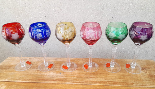 Verres vin couleur - 6,