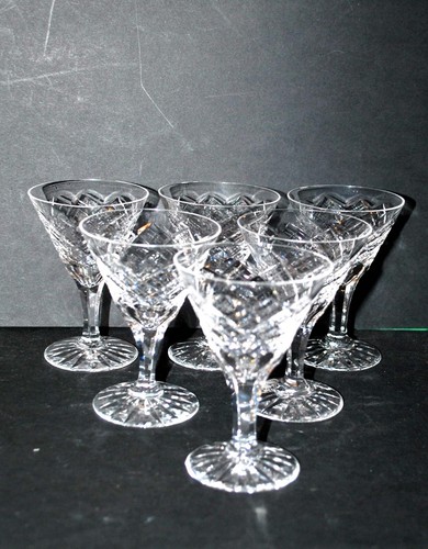 Lot verres pied cristal - lot, à