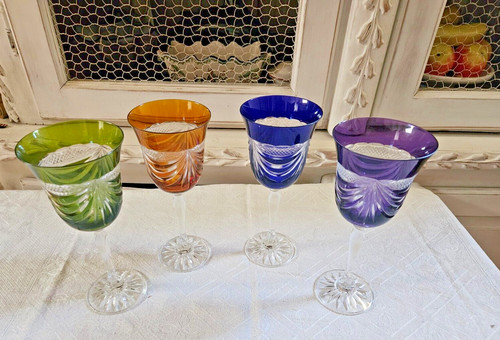 Verres pied cristal de - 4,
