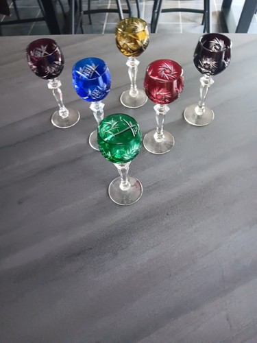 Verres liqueur en cristal - a,